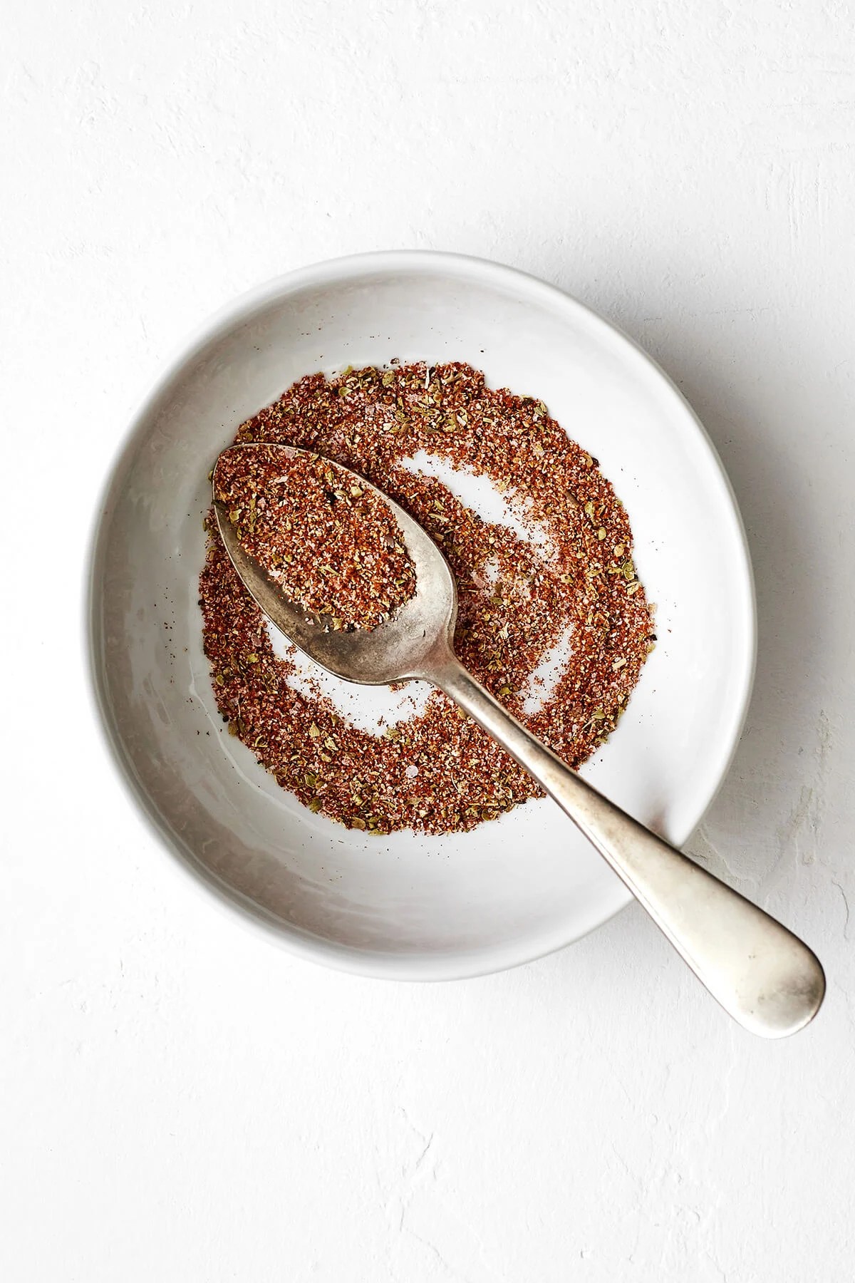 Seasoning in a bowl for air fryer chicken